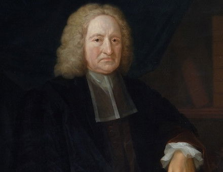 Portrait of Edmond Halley by Michael Dahl, 1736. The Royal Society.